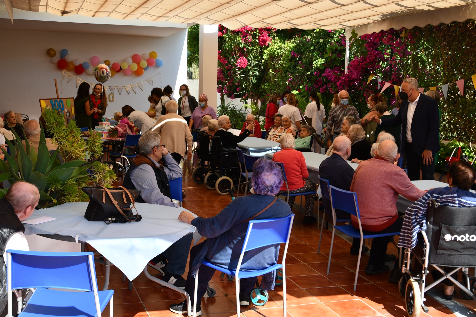 #SANROQUE Celebración de los cien años de María Luisa Baños, usuaria de la Residencia La Milagrosa