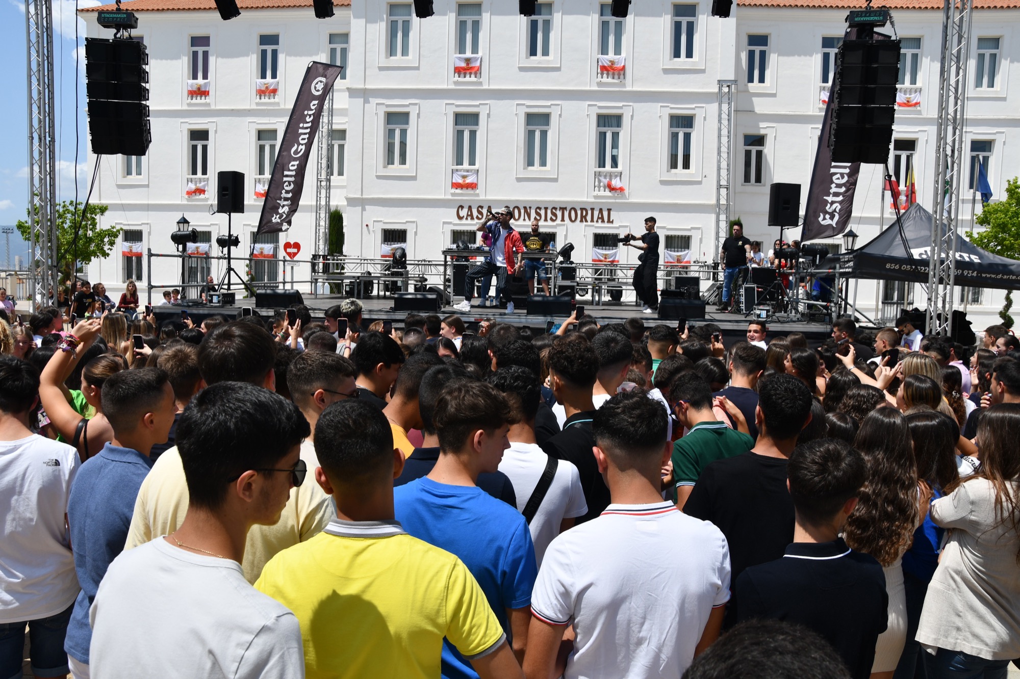#SANROQUE Animación en los conciertos de esta mañana por el aniversario de la ciudad
