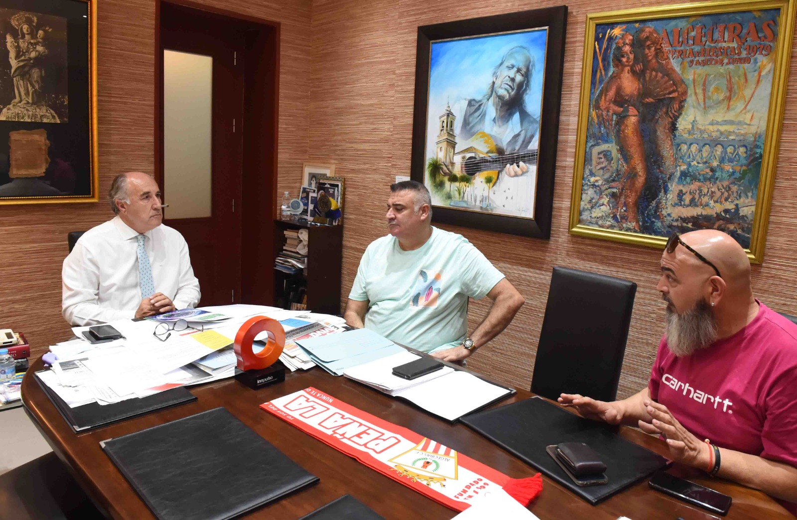 #ALGECIRAS El alcalde muestra su apoyo a la Asociación Española para Vencer la Enfermedad de Lafora