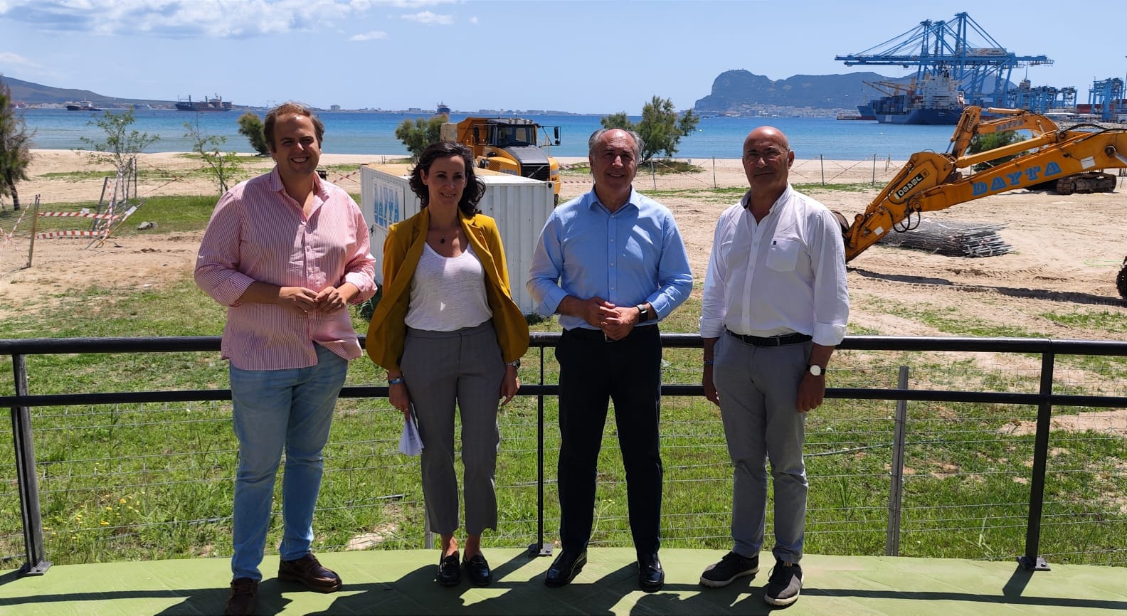 #ALGECIRAS Landaluce destaca las actuaciones y mejoras en la playa de la Concha