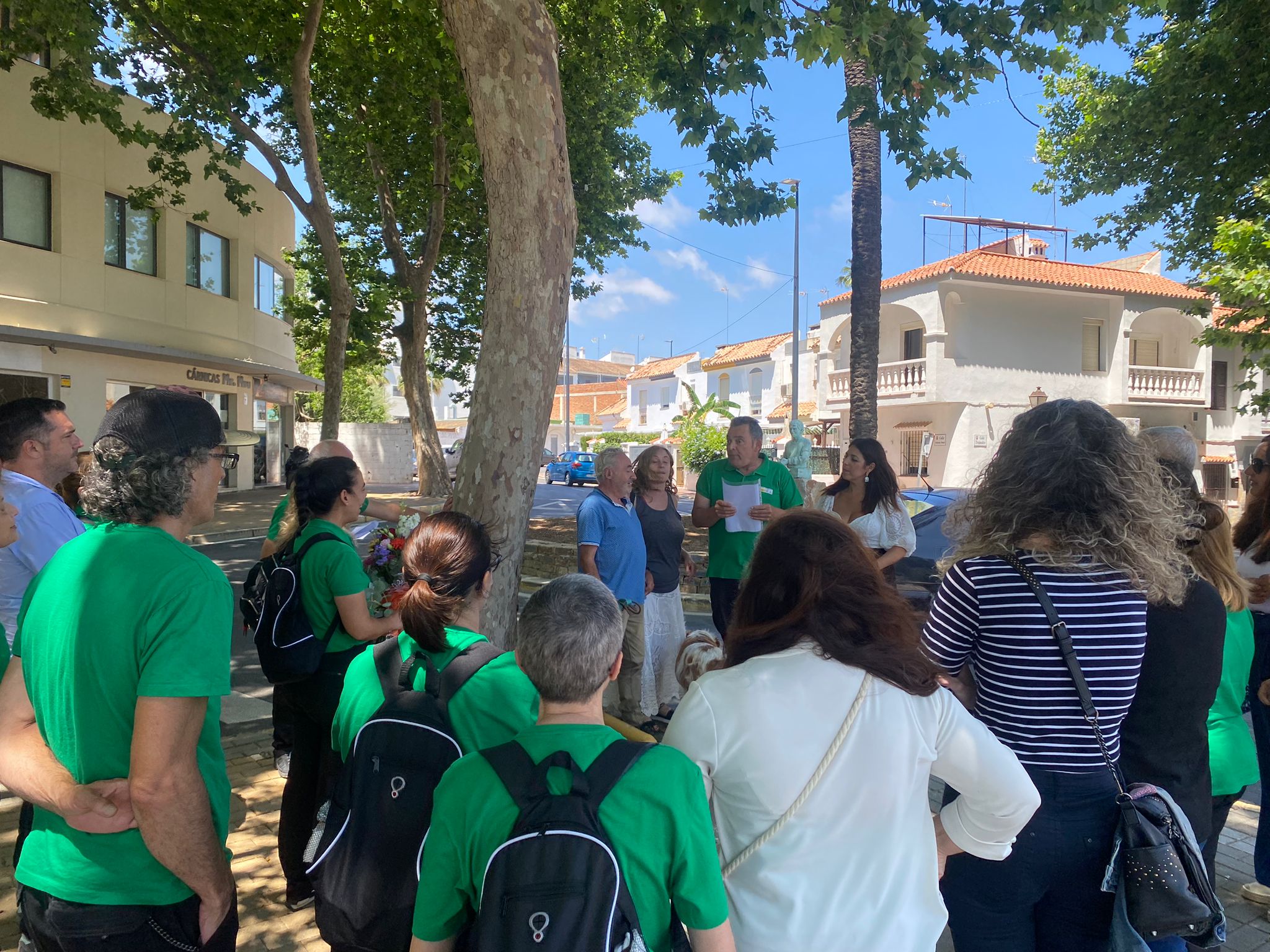 #SANROQUE Homenaje a Ciro Gil en Pueblo Nuevo, con motivo del Día Mundial del Medioambiente