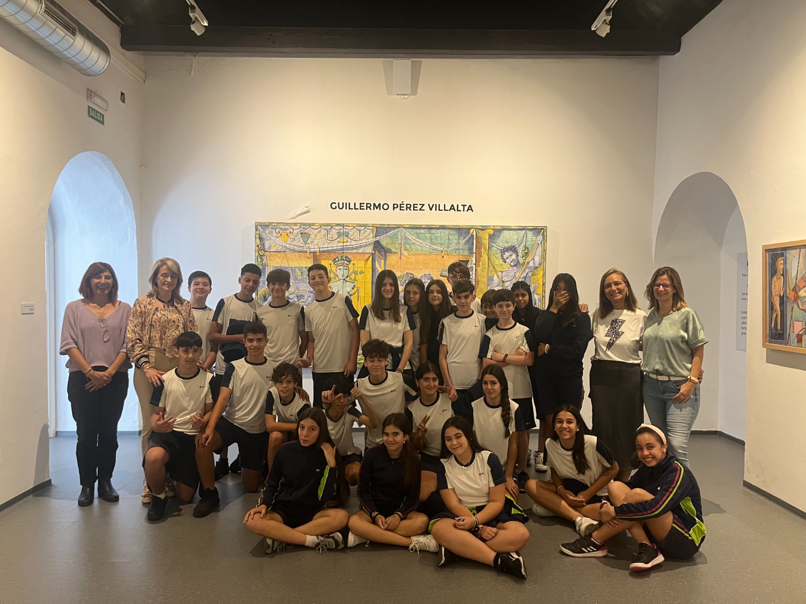 #ALGECIRAS Alrededor de 800 personas han visitado ya la exposición de Guillermo Pérez Villalta