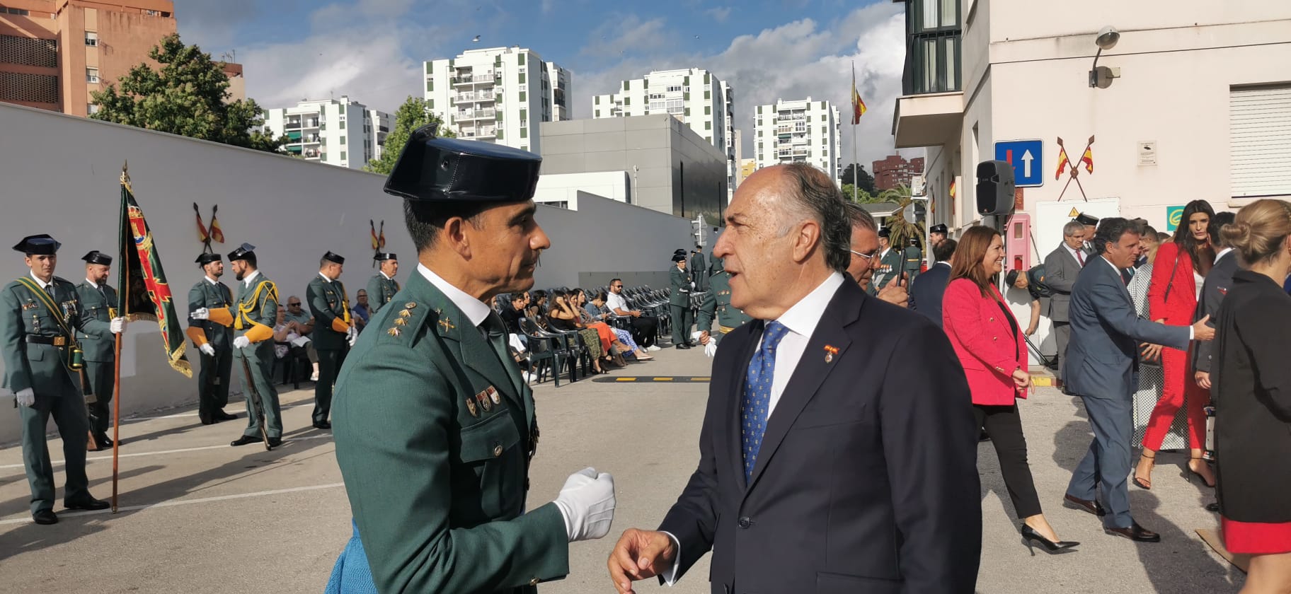 #ALGECIRAS Landaluce acompaña a la Guardia Civil de Algeciras en su 179 aniversario