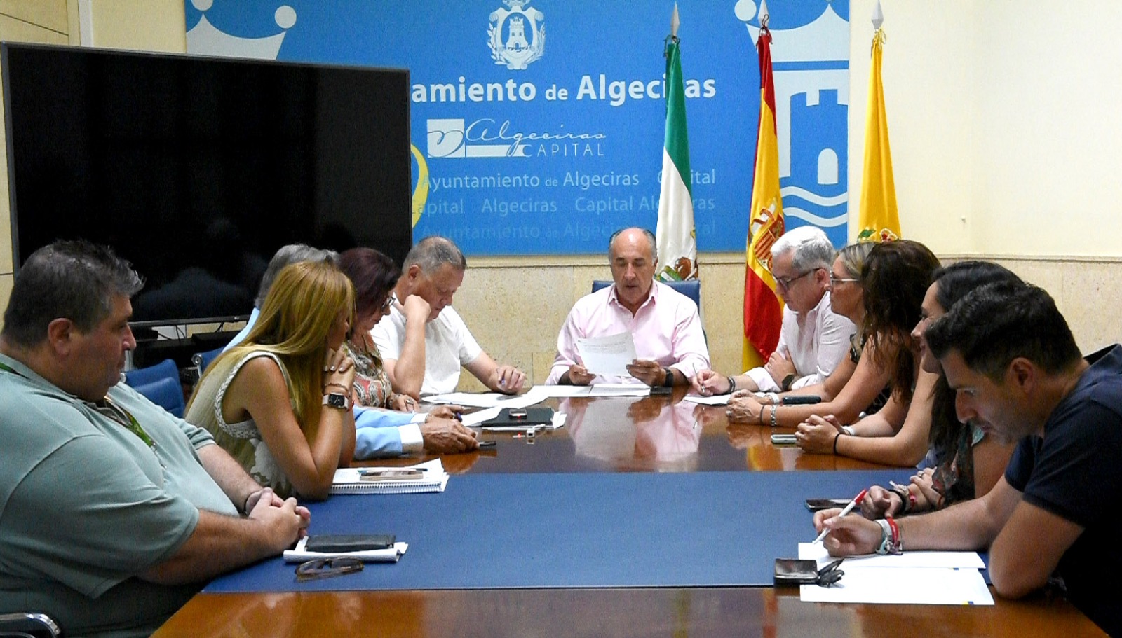 #ALGECIRAS El alcalde preside la constitución de las comisiones informativas que funcionará durante el presente mandato corporativo