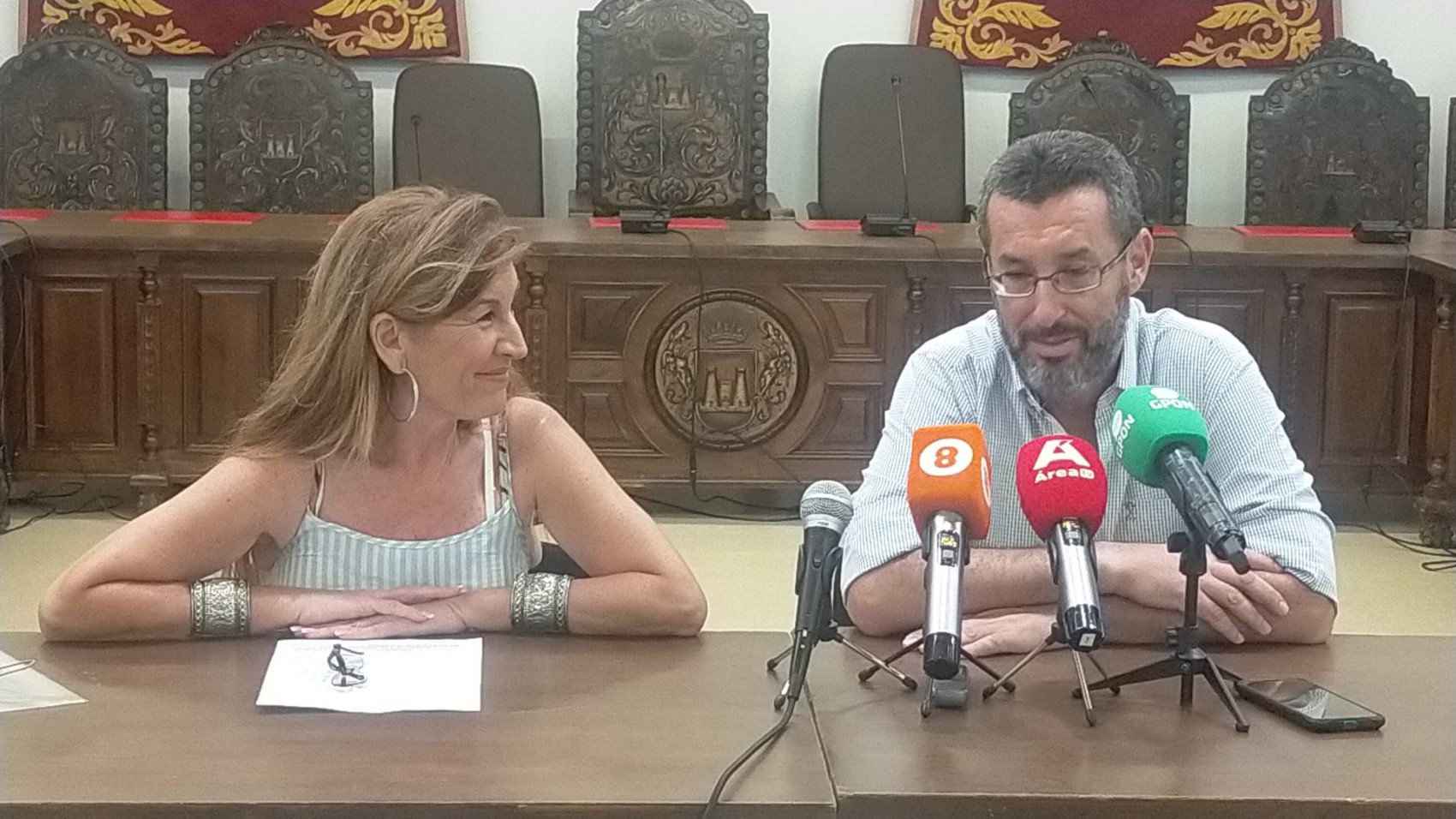 #LALÍNEA El alcalde destaca la seguridad y el buen funcionamiento de los servicios públicos durante la Velada y Fiestas 2023