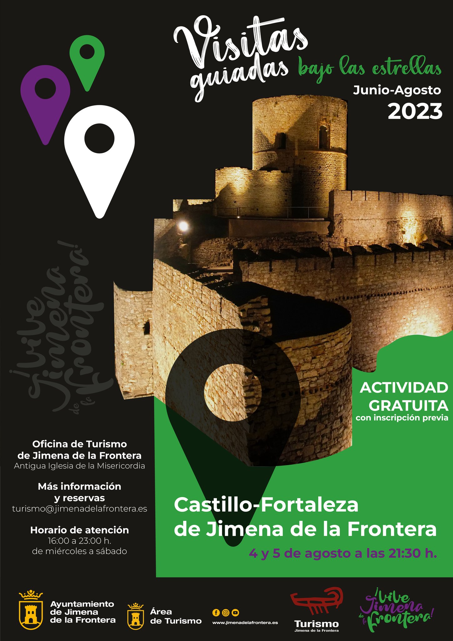TURISMO ABRE EL PLAZO DE INSCRIPCIÓN PARA LAS VISITAS GUIADAS BAJO LAS ESTRELLAS  LOS DÍAS 4 Y 5 DE AGOSTO
