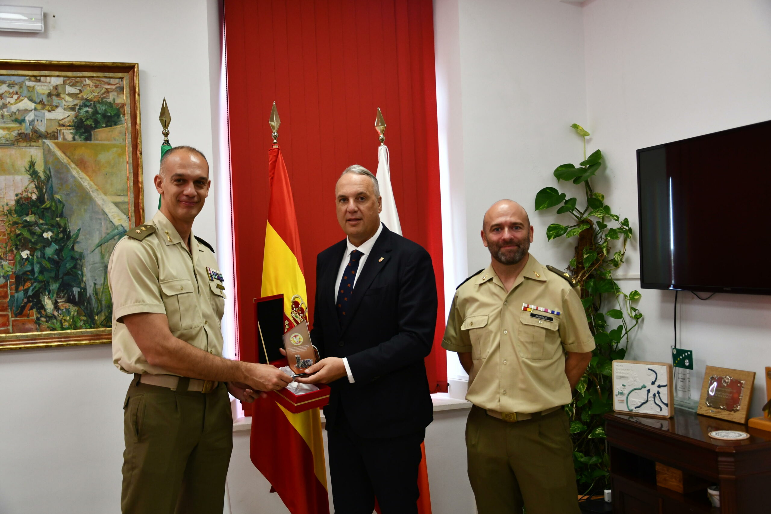 #SANROQUE El alcalde recibe a los mandos del Grupo Sam