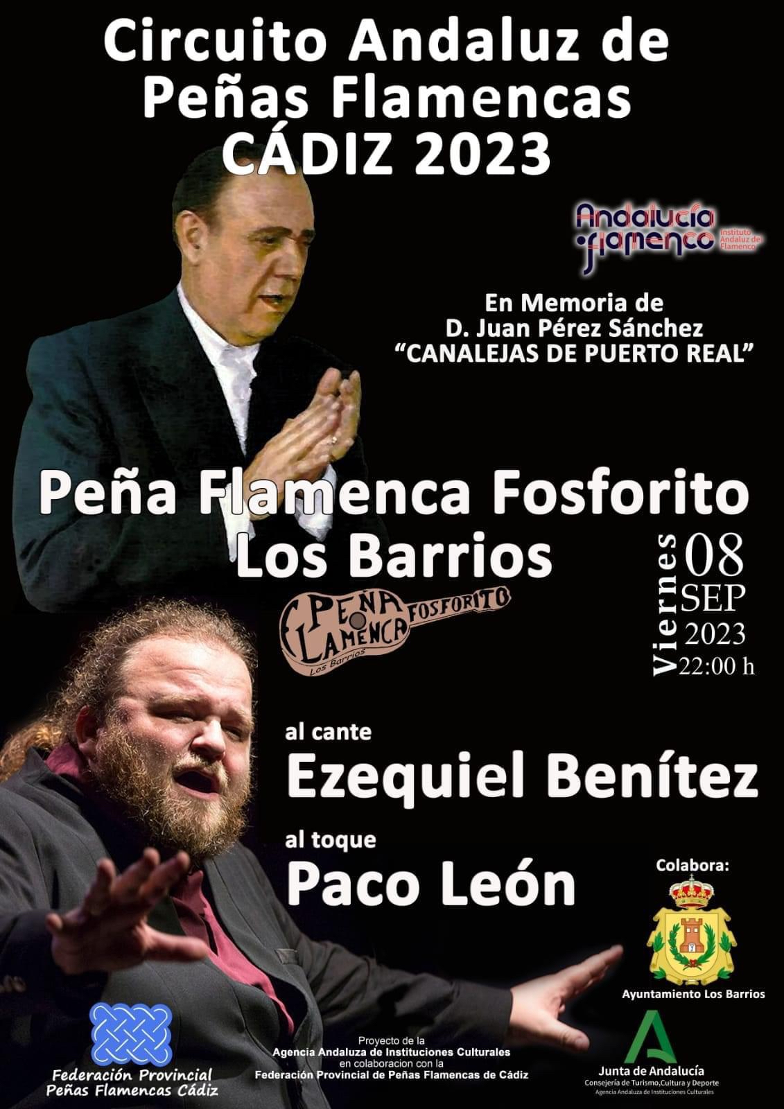 #LOSBARRIOS Recital flamenco en memoria de Juan Pérez Sánchez, ‘Canalejas de Puerto Real’, en la Peña ‘Fosforito’