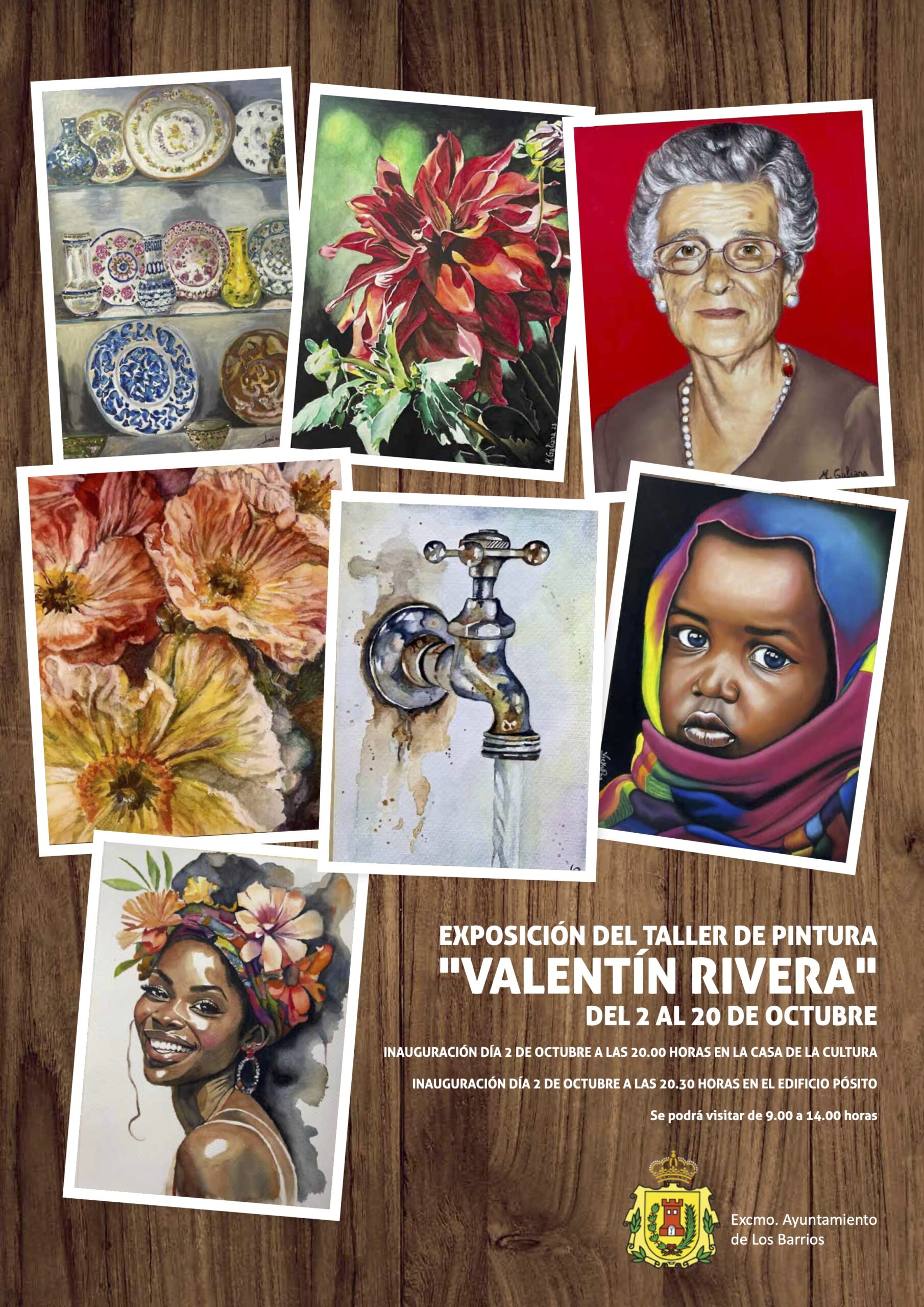 #LOSBARRIOS Exposición del taller de pintura de Valentín Rivera del 2 al 20 de octubre