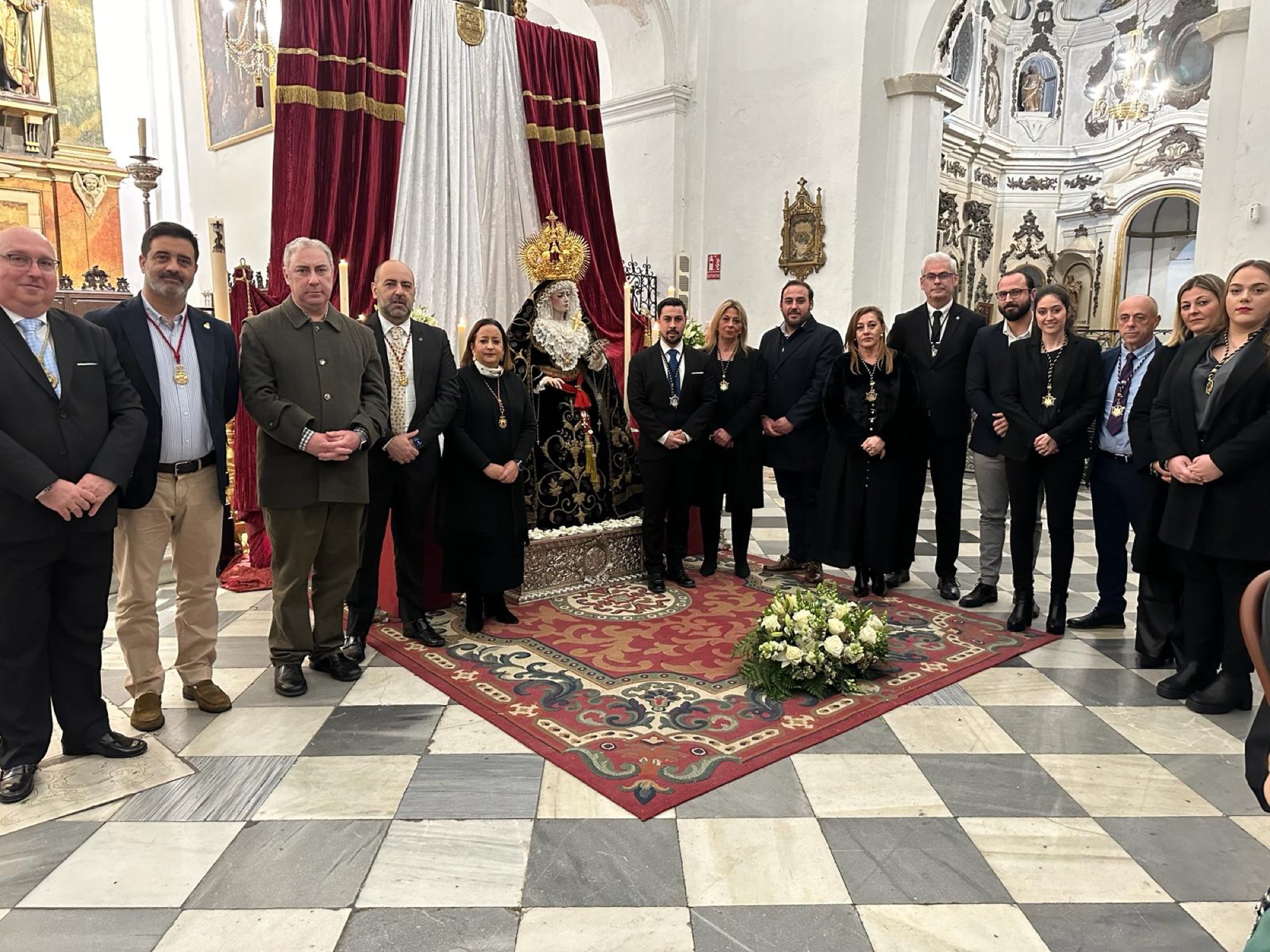 #SANROQUE Misa, Exaltación y Besamanos en honor de Nuestra Señora de la Soledad