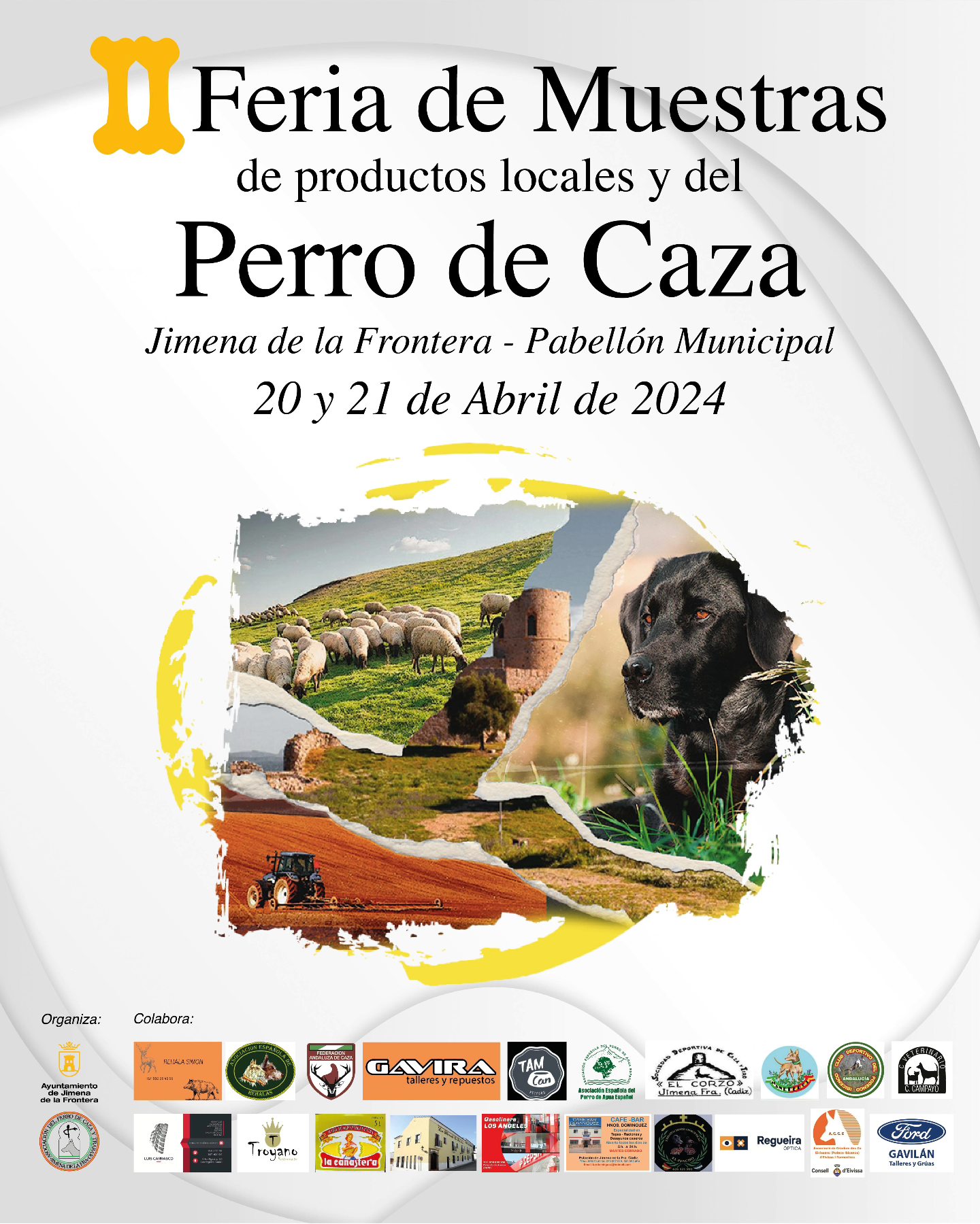 #JIMENA Programación de la II Feria de muestras de productos locales y del perro de caza de Jimena de la Frontera
