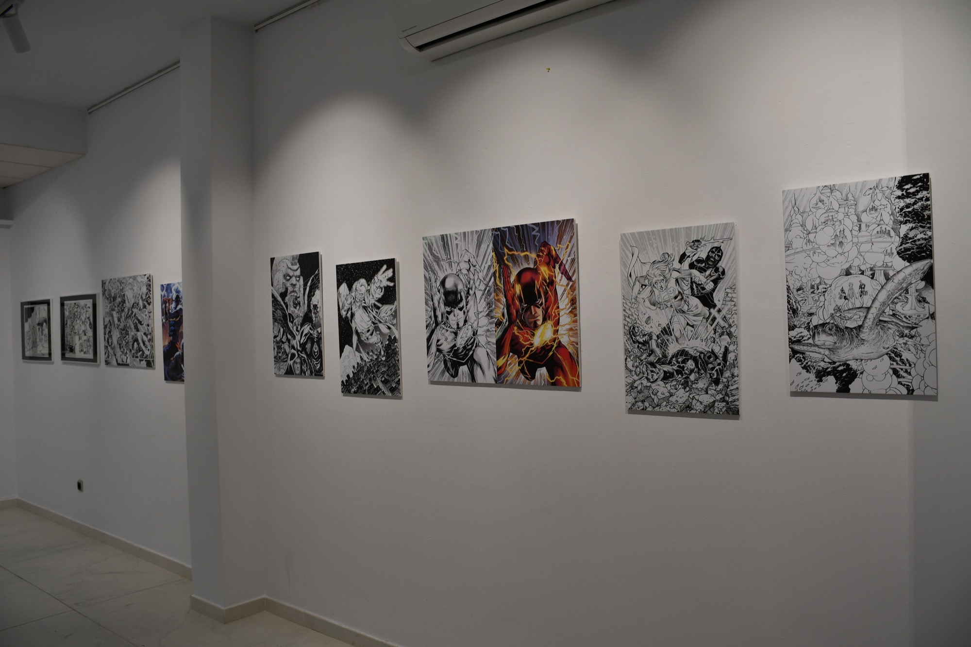 Jesús Merino expone en San Roque parte de sus trabajos en el mundo del Cómic