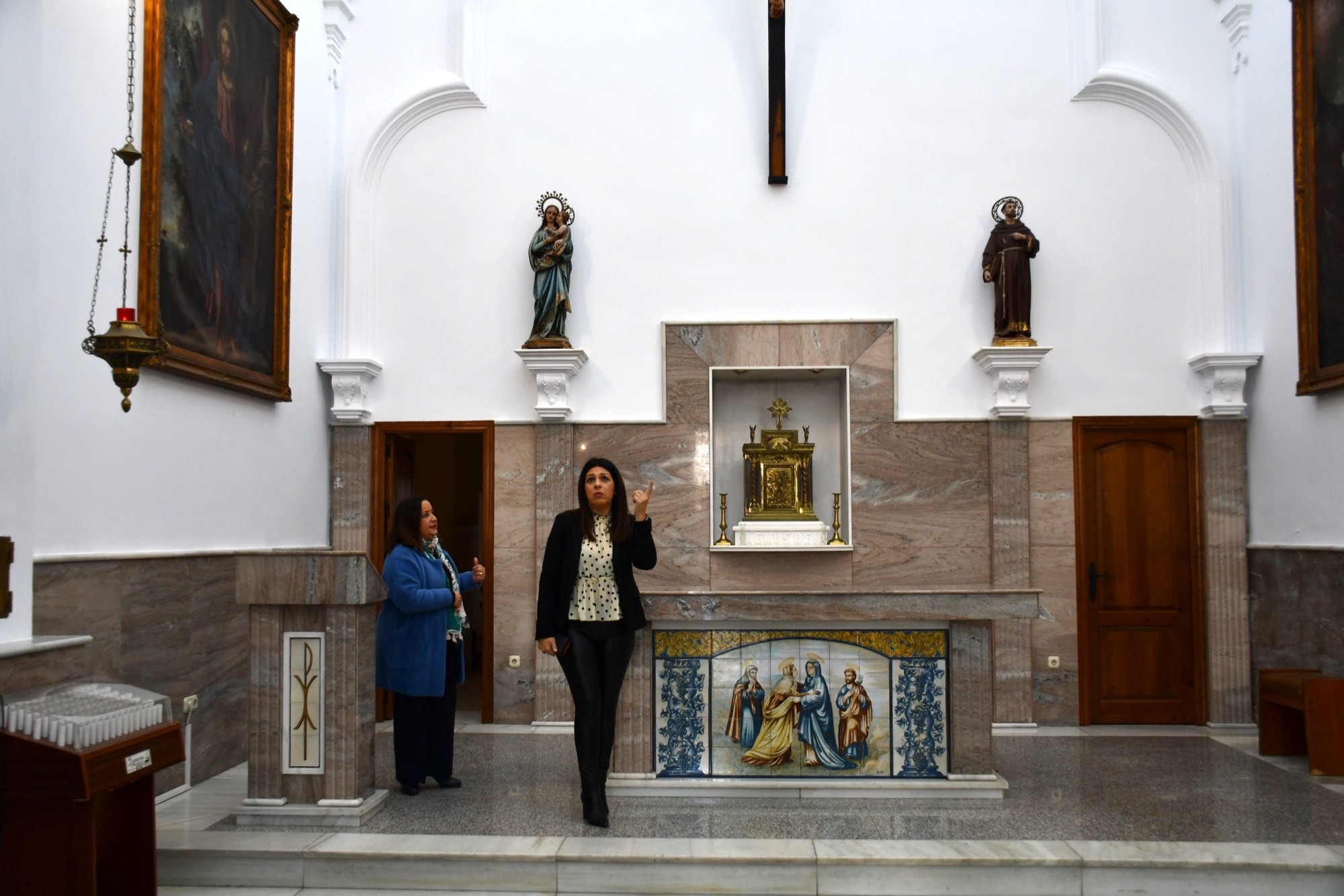 La Capilla de la Visitación, lista para retomar su actividad religiosa