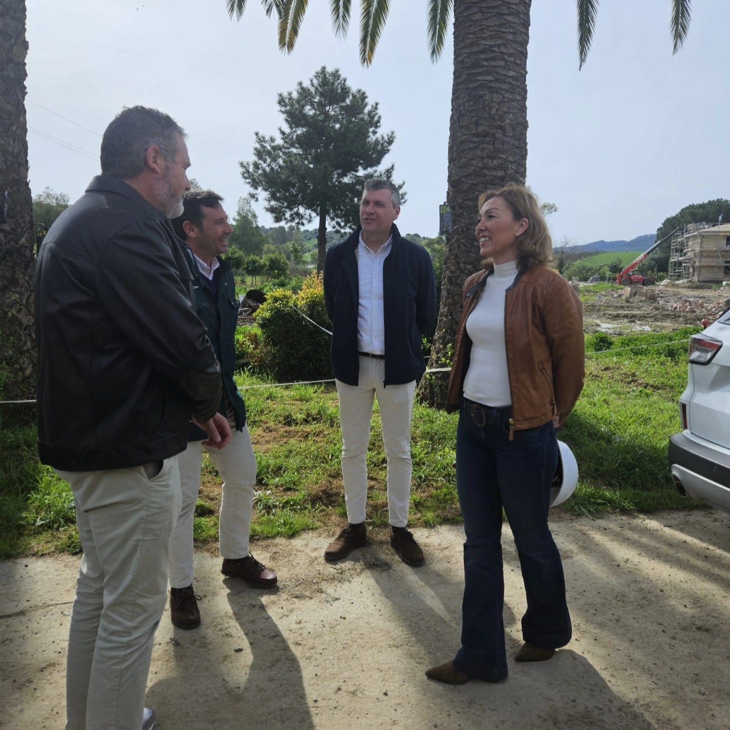 VISITA DE LA DELEGADA TERRITORIAL DE TURISMO A JIMENA DE LA FRONTERA