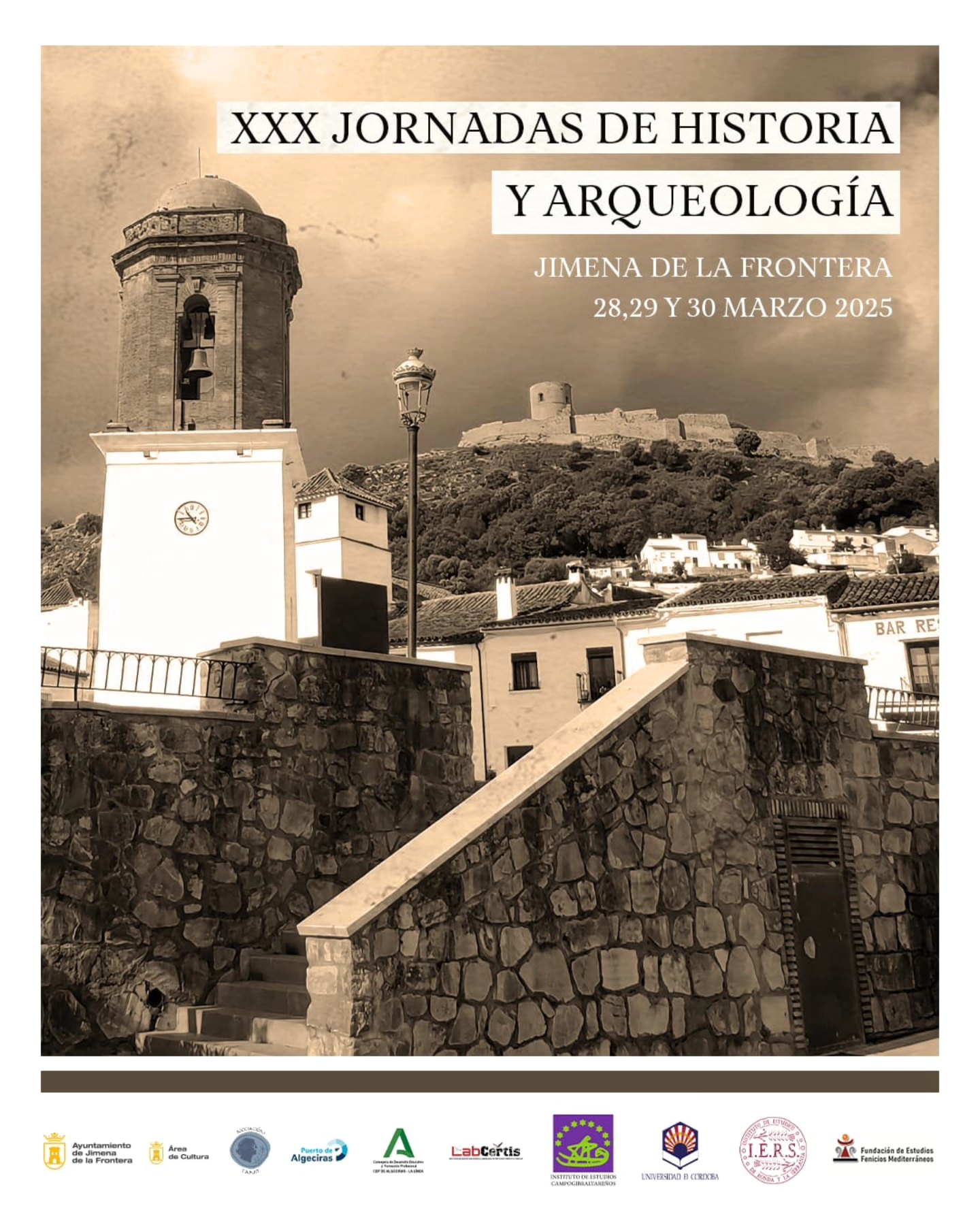 PRESENTACIÓN DEL CARTEL DE LAS XXX JORNADAS DE HISTORIA Y ARQUEOLOGÍA DE JIMENA DE LA FRONTERA
