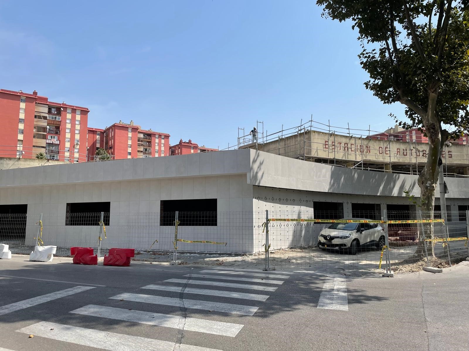 Las obras de rehabilitación de la Estación de Autobuses avanzan a buen ritmo